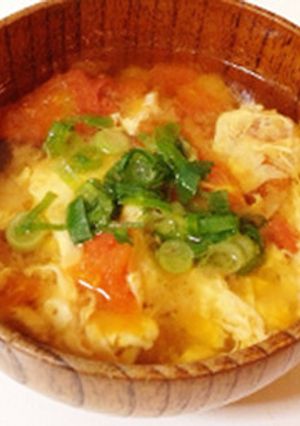 トマトの味噌汁-レシピのメイン写真