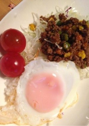 超簡単！「カレー味ざっくりタコライス」-レシピのメイン写真