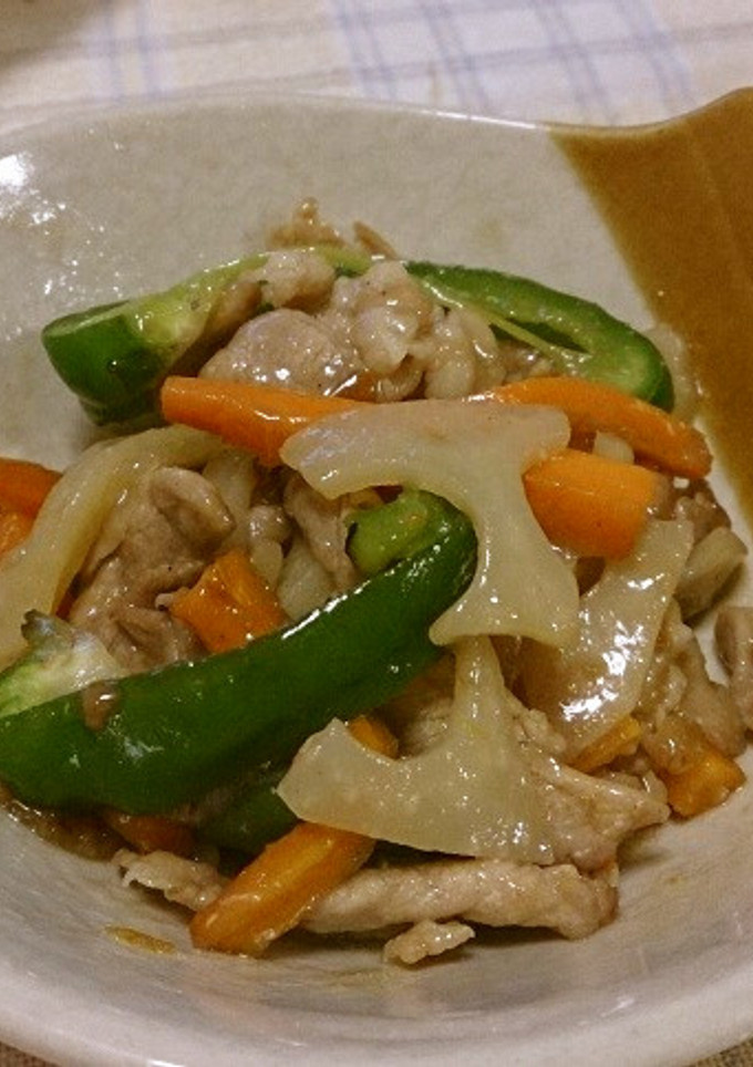 れんこんと豚肉と野菜の甘酢炒め-レシピのメイン写真