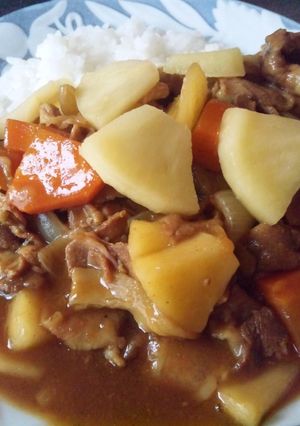 焼き林檎カレー-レシピのメイン写真