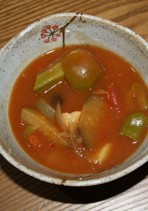 夏でも食べやすいトマトカレースープ-レシピのメイン写真