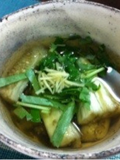 焼き茄子のお吸い物-レシピのメイン写真