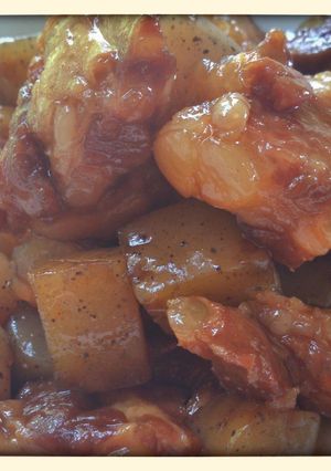 豚軟骨の甘辛煮-レシピのメイン写真