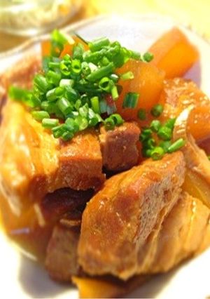 豚バラと冬瓜の味噌煮-レシピのメイン写真