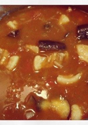 豚バラブロックとナスとトマトのカレー-レシピのメイン写真