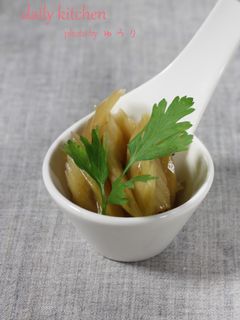セロリのレモン醤油炒め-レシピのメイン写真