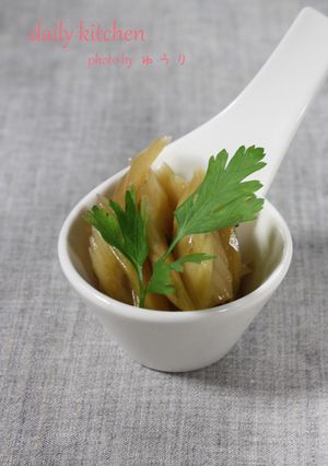 セロリのレモン醤油炒め-レシピのメイン写真