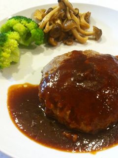 簡単! 本格ソースのハンバーグ♪-レシピのメイン写真