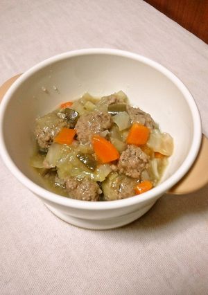 離乳食後期 レバー入り肉団子の野菜あん-レシピのメイン写真