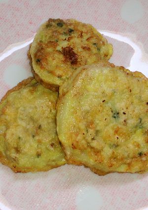 親子OK☆れんこん肉入りピカタ~野菜入り-レシピのメイン写真