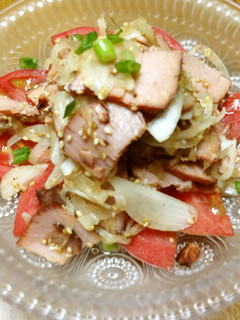 簡単♪さっぱり☆焼豚のサラダ-レシピのメイン写真