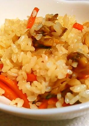 バター醤油味のアサリの炊き込みご飯★-レシピのメイン写真