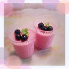 甘酸っぱーい♡ブラックベリーババロア♡-レシピのメイン写真