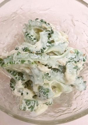 ゴーヤとホタテのマヨぽんサラダ-レシピのメイン写真