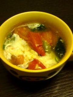 トマトオクラわかめのスープ-レシピのメイン写真
