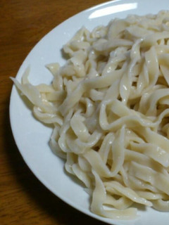 牛乳うどん。(笑)-レシピのメイン写真