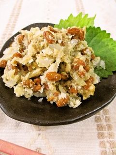 納豆&おから&玉ねぎの味噌和え-レシピのメイン写真