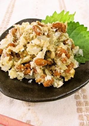 納豆＆おから＆玉ねぎの味噌和え-レシピのメイン写真