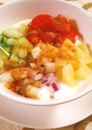 インドのヨーグルトサラダ ライタ-レシピのメイン写真