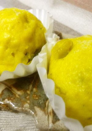 ゴロゴロかぼちゃのかぼちゃ饅頭♪-レシピのメイン写真