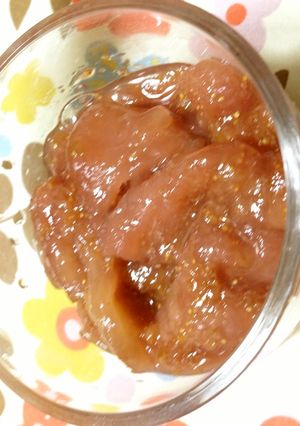 無花果でジャム作りました！デザートにもね-レシピのメイン写真