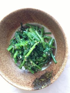 せりの胡麻和え-レシピのメイン写真