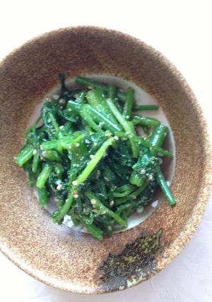 せりの胡麻和え-レシピのメイン写真