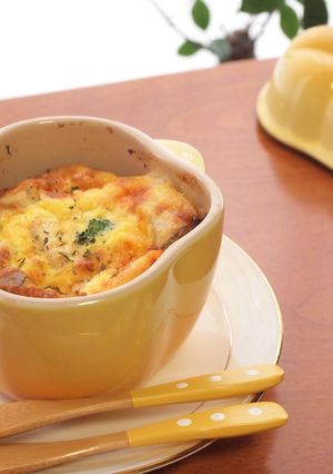 きのことチーズのオーブンオムレツ-レシピのメイン写真