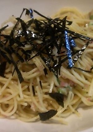 冷製　ネギトロパスタ-レシピのメイン写真