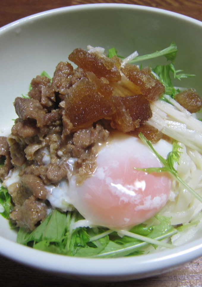 豚肉と長芋のごま冷やしうどん-レシピのメイン写真
