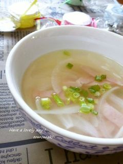 ウェイパーで✩ベーコンと玉ねぎのスープ-レシピのメイン写真