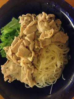 ぶたしゃぶそうめん-レシピのメイン写真
