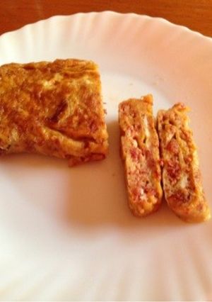 素早く出来るコンビーフオムレツ-レシピのメイン写真