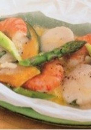 魚介とかぼちゃのクリーム蒸し-レシピのメイン写真