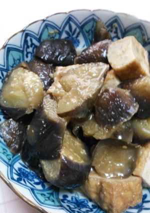 なすと厚揚げの味噌煮-レシピのメイン写真