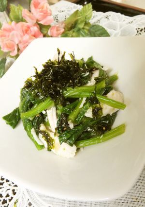 ほうれん草と鶏肉の中華和え-レシピのメイン写真