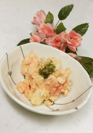 レンジdeベイクド明太マヨバターポテト-レシピのメイン写真