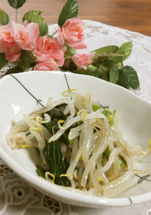 レンジで簡単！母の味♪もやし和風ナムル-レシピのメイン写真