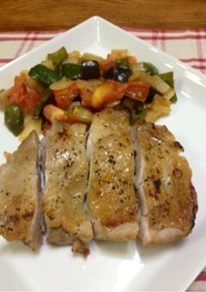 ヘルシー☆魚焼きグリルで鶏もも肉の素焼き-レシピのメイン写真