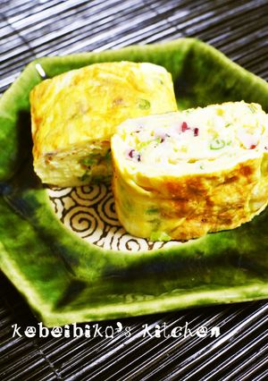 明石焼き風味のだし巻き卵焼き-レシピのメイン写真