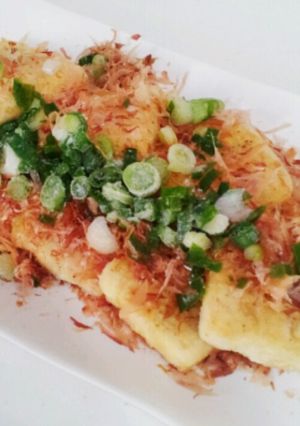 たっぷり鰹節の豆腐ステーキ♡-レシピのメイン写真