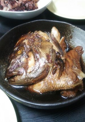 鯛のあら炊き、覚え書き♪-レシピのメイン写真