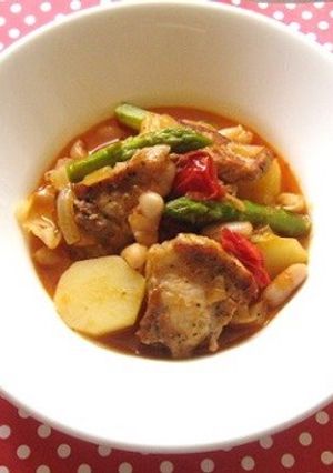 豚肉と野菜のトマト煮込み-レシピのメイン写真
