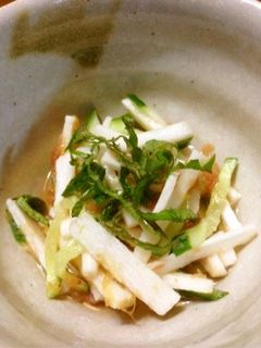長芋と胡瓜の梅和え-レシピのメイン写真