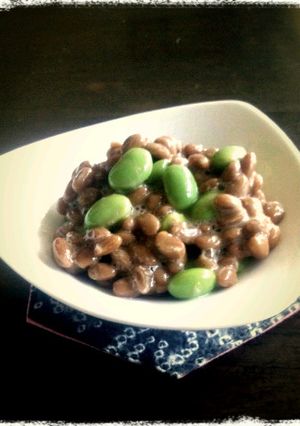 納豆に枝豆プラス-レシピのメイン写真