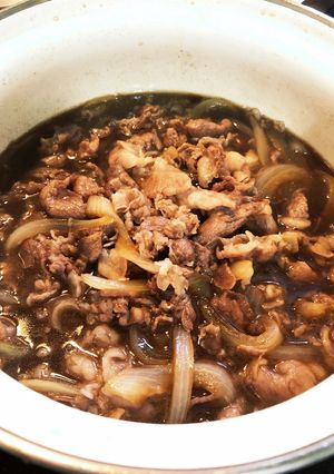 料理人さん直伝！簡単でおいしい牛丼♪-レシピのメイン写真