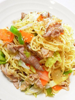 ランチ・夕食・夜食にも☆簡単塩焼きそば-レシピのメイン写真