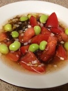 もずく酢トマト-レシピのメイン写真