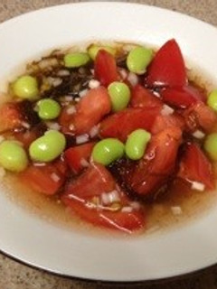 もずく酢トマト-レシピのメイン写真