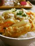 簡単クッキング！鶏ささ身で親子丼♬